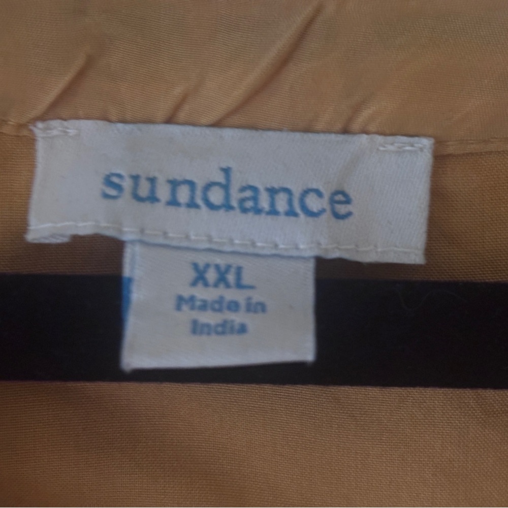 Sundance Golden Hopes Tunic embroidered bird top. - Picture 7 of 10